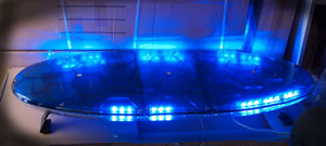 LED Lightbar 12-656 blue-on